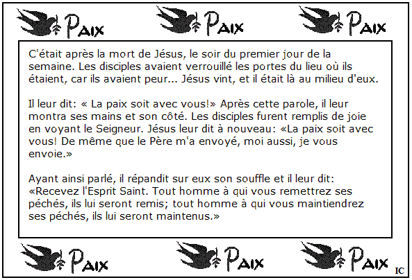 Image jesus et la paix