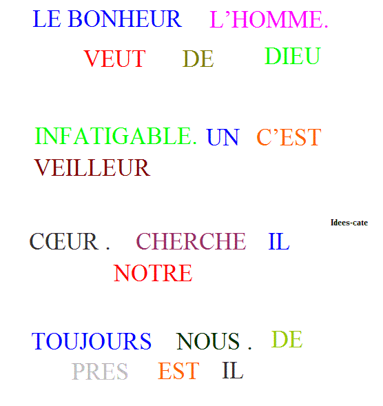 Homme cherche bonheur
