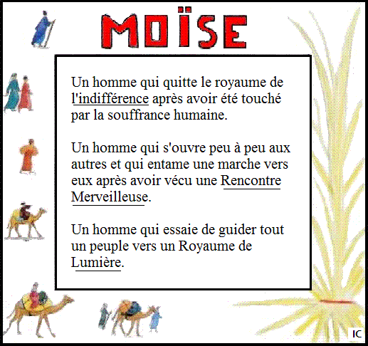 Rencontre dieu et moise
